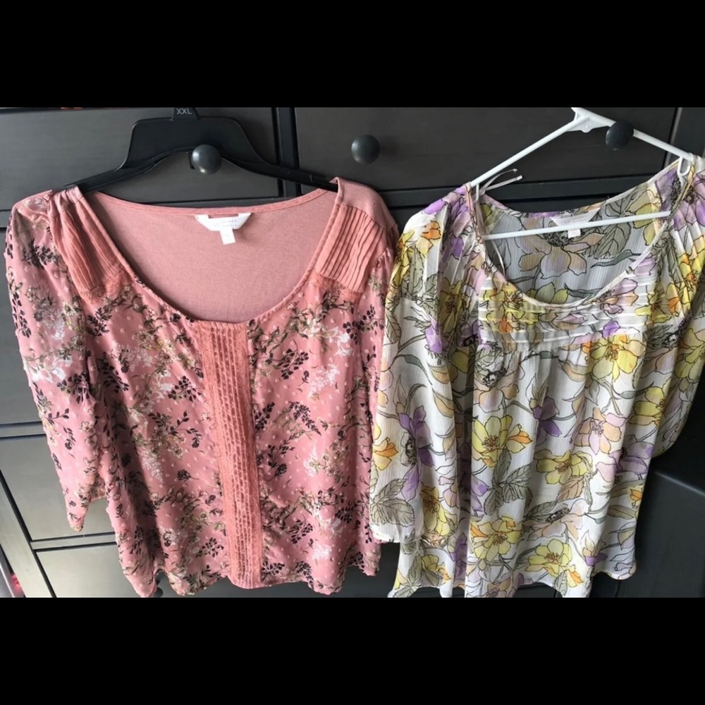 LC Lauren Conrad blouse bundle